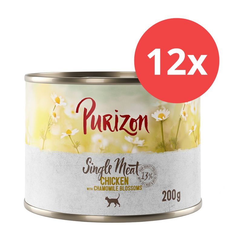 Sparpaket Purizon Single Meat 12 x 200 g