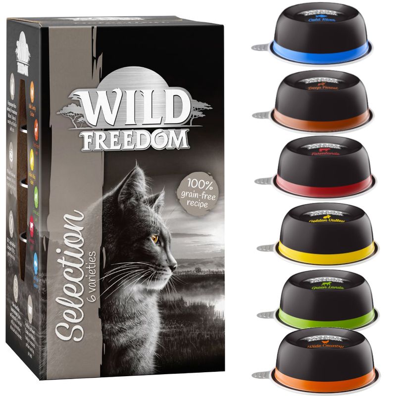 15% reducere! 24 x 85 g Wild Freedom Adult Tăvițe hrană umedă pisici