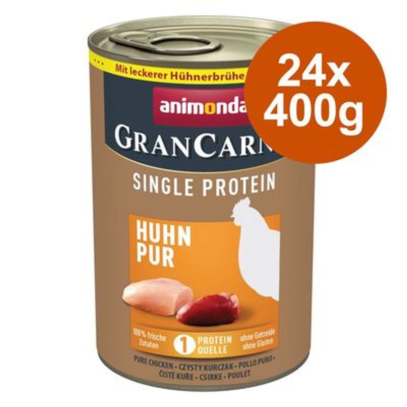Animonda GranCarno Adult Single Protein Hondenvoer 24 x 400 g