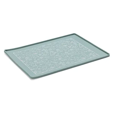 Simon's Cat Voerbakmat, turquoise