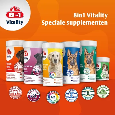 8in1 Vitaliteit Calcium Tabletten