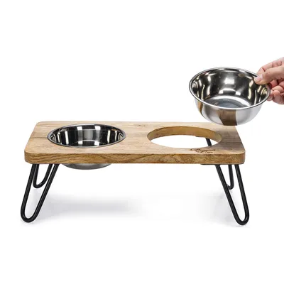 Gamelle double Designed by Lotte Linga pour chat