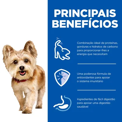 Principais benefícios: combinação ideal de proteínas, gorduras e hidratos de carbono; fórmula de antioxidantes para o sistema imunitário; ingredientes de fácil digestão.