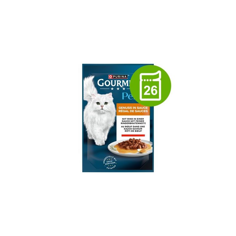 Gourmet Perle Sauce Delight Kattenvoer 26 x 85 g