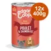 Lot Edgard & Cooper Senior sans céréales 12 x 400 g pour chien