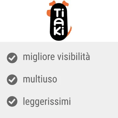 Tiaki. migliore visibilità, multiuso, leggerissimi.