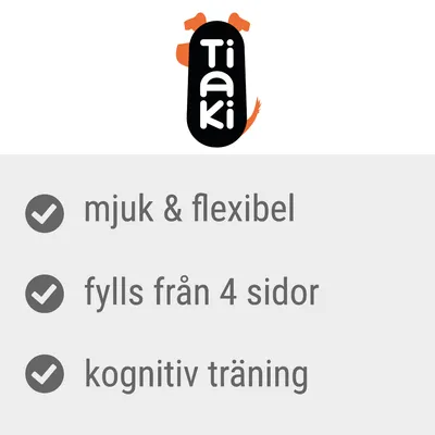 Tiaki. mjuk & flexibel, fylls från 4 sidor, kognitiv träning