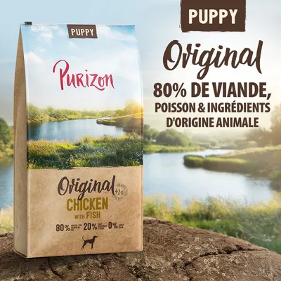 Purizon Puppy poulet, poisson - sans céréales pour chiot