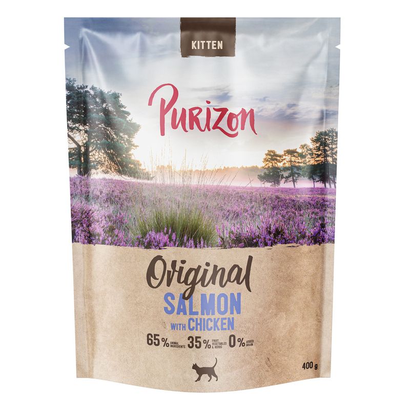 Purizon Kitten Somon cu pui - fără cereale : cumpără ieftin