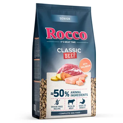 Rocco Senior Classic hovězí s lososem