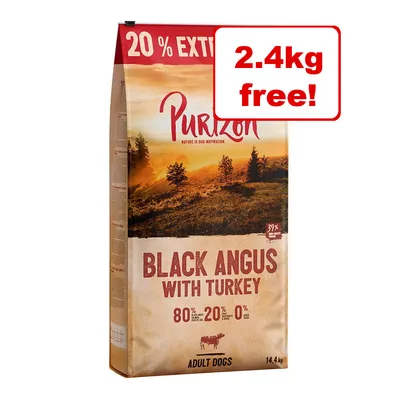 14.4kg Purizon Dry Dog Food - 12kg + 2.4kg Free! *
