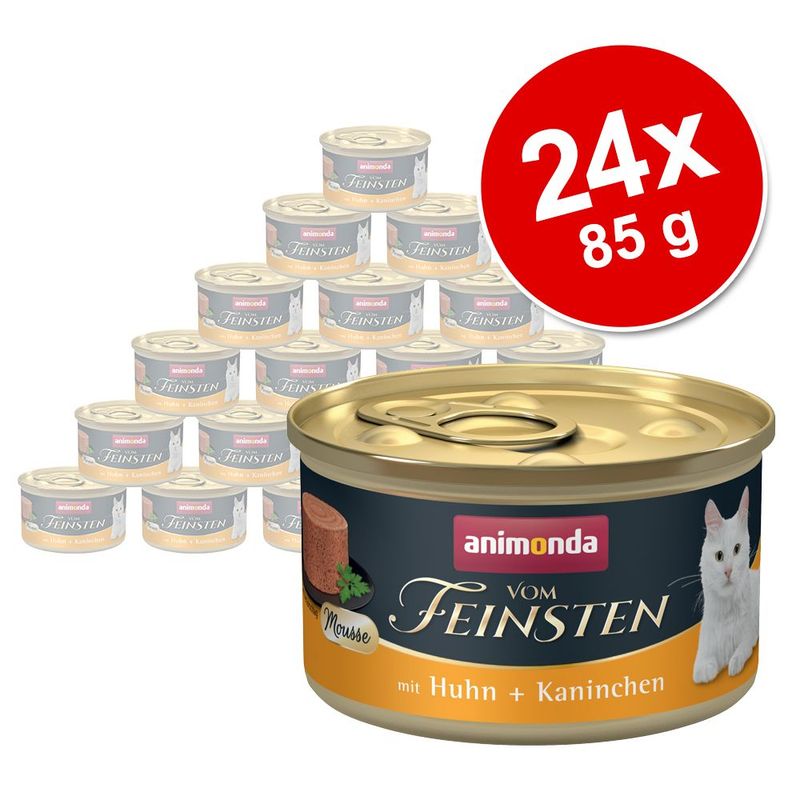 Lot animonda Vom Feinsten Adult 24 x 85 g pour chat