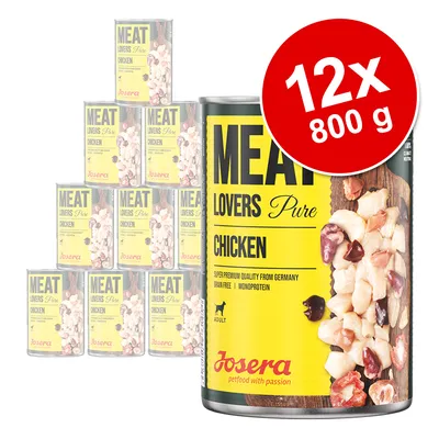 Pachet economic Josera Meatlovers Pure 12 x 800 g