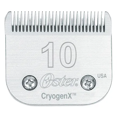 Oster CryogenX нож за машинка за подстригване размер 10, САЩ, сребрист с два винта.