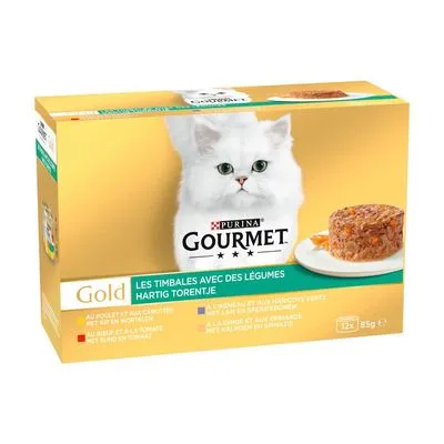 Gourmet Gold Ragout 12/24/48 x 85 g Kattenvoer