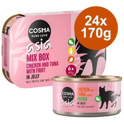 Sparpaket Cosma Asia Fruit in Jelly 24 x 170 g