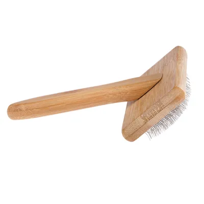 kooa Bamboo Slicker Brush - 15.5 x 12.2cm (L x W)