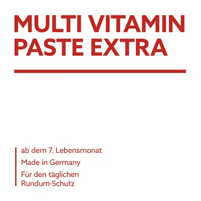 Multi Vitamin Paste Extra, ab dem 7. Lebensmonat, Made in Germany, für den täglichen Rundum-Schutz.