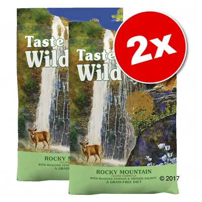 Lot de croquettes Taste of the Wild 2 x 6,6 kg pour chat