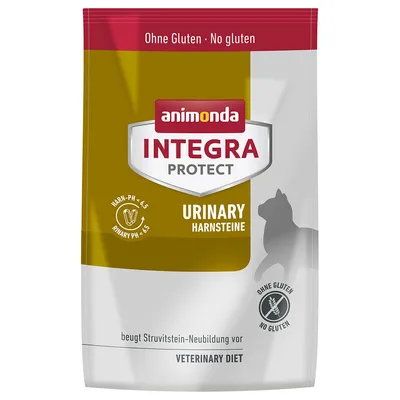 Animonda Integra Protect Urinary Harsteine, uden gluten, forebygger dannelse af struvitsten, urin-pH < 6,5, Veterinary Diet.