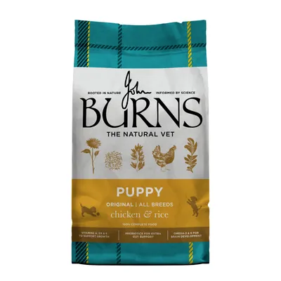 Burns Dog Puppy & Junior Original kuřecí s rýží - 12 kg Burns Dog Puppy & Junior Original kuřecí s rýží - 12 kg