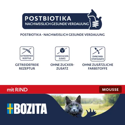 Bozita Mousse Postbiotics 12 x 85 g