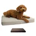 Coussin orthopédique pour chien Petlando LikeOrtho Luke, gris