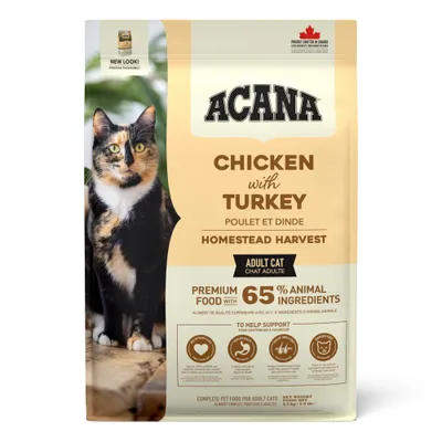 Acana Cat Homestead Harvest met kip en kalkoen - 4,5 kg Acana Cat Homestead Harvest met kip en kalkoen - 4,5 kg