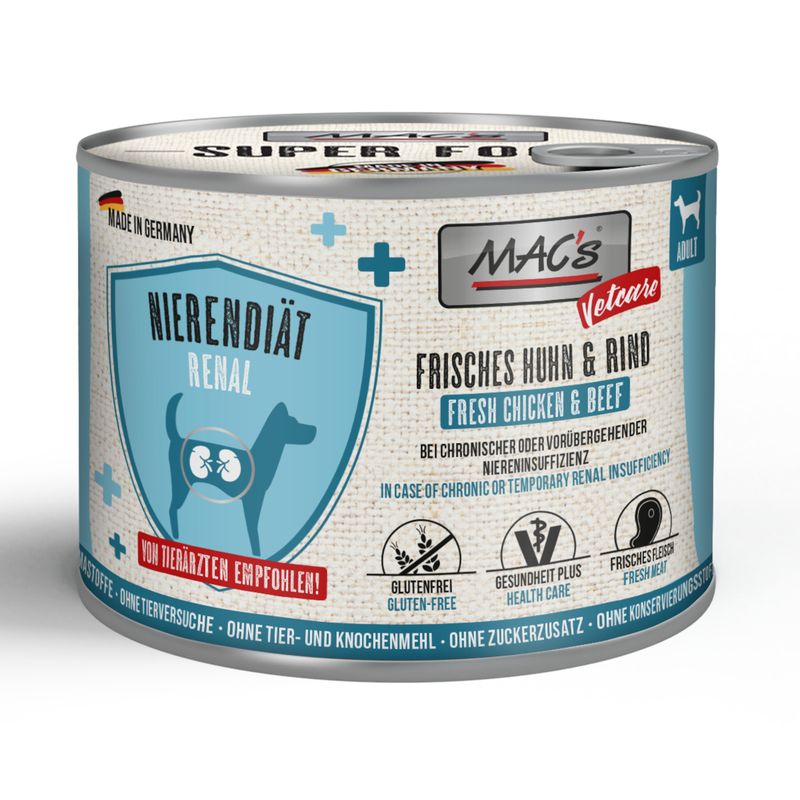 MAC's Dog Vetcare Nierdieet 6 x 200 g