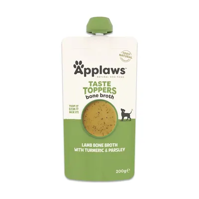 Applaws Taste Toppers Bone Broth 6 x 200g - Lamb Applaws Taste Toppers Bone Broth 6 x 200g - Lamb