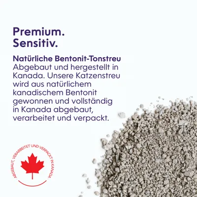 Prémium. Érzékeny. Természetes bentonit agyag alom, Kanadában bányászva és gyártva. Teljes mértékben Kanadában bányászott, feldolgozott és csomagolt. Prémium. Érzékeny. Természetes bentonit agyag alom, Kanadában bányászva és gyártva. Teljes mértékben Kanadában bányászott, feldolgozott és csomagolt.