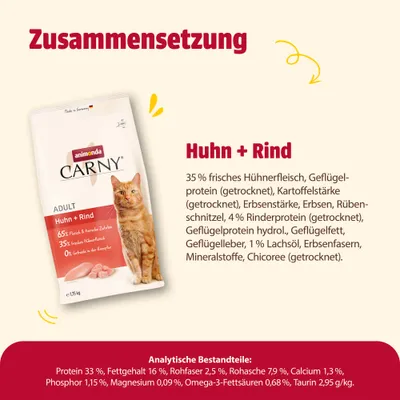animonda Carny Adult Huhn + Rind animonda Carny Adult Huhn + Rind