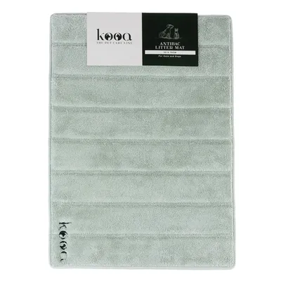 kooa Antibac Litter Mat, alfombrilla antibacteriana para gatos y perros, tamaño 50 x 70 cm.