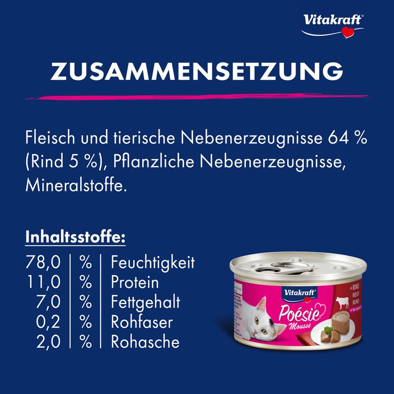 Vitakraft Poésie Mousse 12 x 85 g