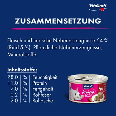 Vitakraft Poésie Mousse 12 x 85 g