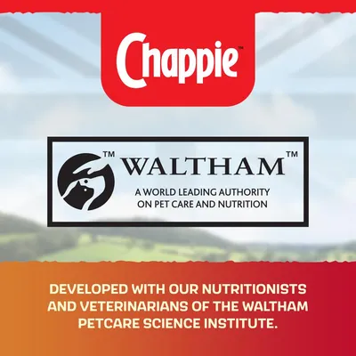 Developed with nutritionists and veterinarians of the Waltham Petcare Science Institute. Waltham is a world leading authority on pet care and nutrition.
