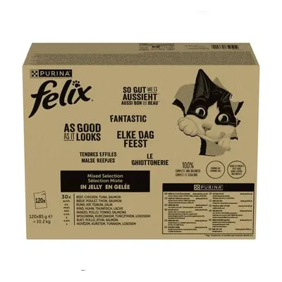 Voordeelpakket Felix "Zo Goed Als Het Eruit Ziet" Gelei 120 x 85 g