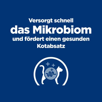 Versorgt schnell das Mikrobiom und fördert einen gesunden Kotabsatz Versorgt schnell das Mikrobiom und fördert einen gesunden Kotabsatz