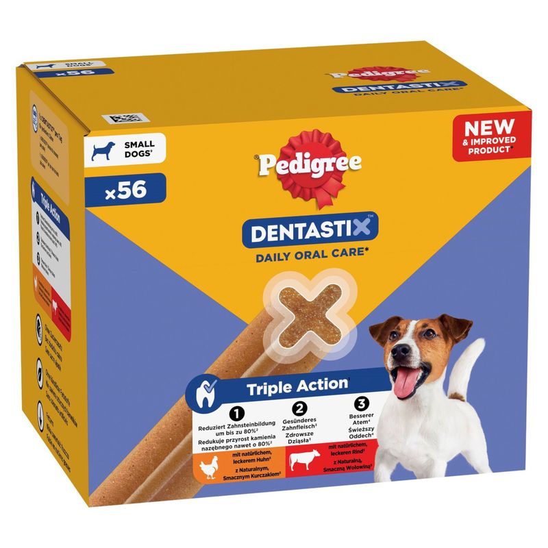 168 x Pedigree DentaStix Daily Oral Care / Fresh - säästöpakkaus