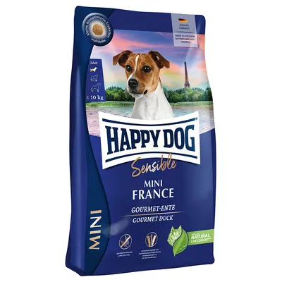 Happy Dog Sensible Mini France Gourmet-енте, за кучета до 10 кг. Без добавени консерванти, произведено в Германия, Natural Life Concept.