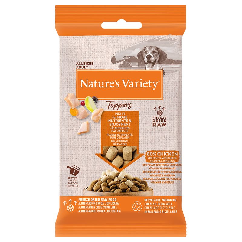 Gratis dla Ciebie! Nature's Variety Topper, liofilizowana posypka, 15 g
