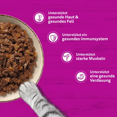 Jumbopack Whiskas 1+ Marmiton 96 x 85 g pour chat