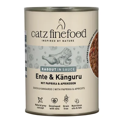 catz finefood Ραγού 6 x 380 g - Πάπια & Καγκουρό