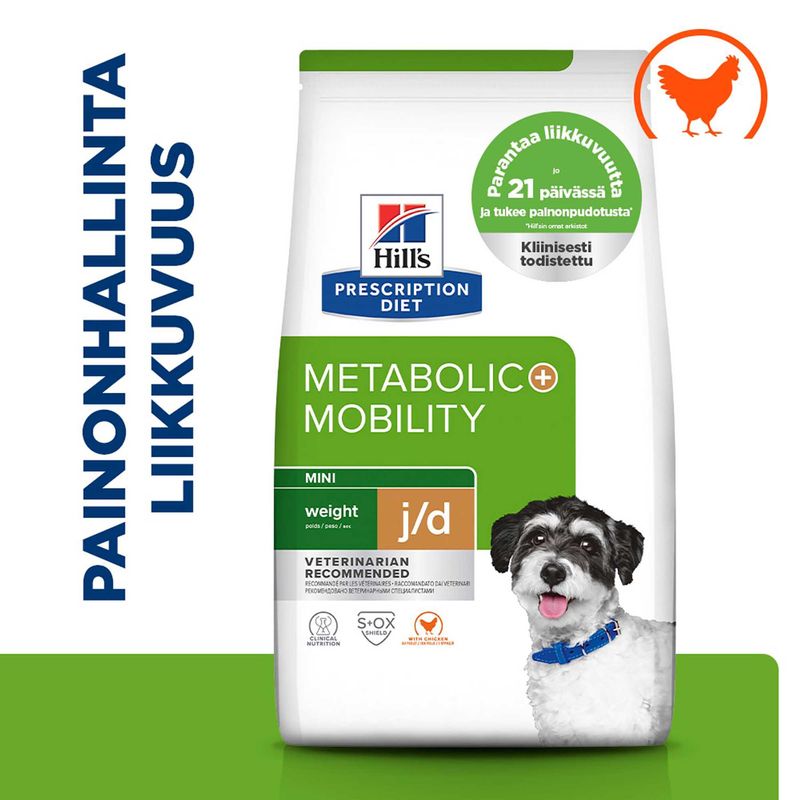 Hill's Prescription Diet Metabolic + Mobility Weight Management Mini koiranruoka