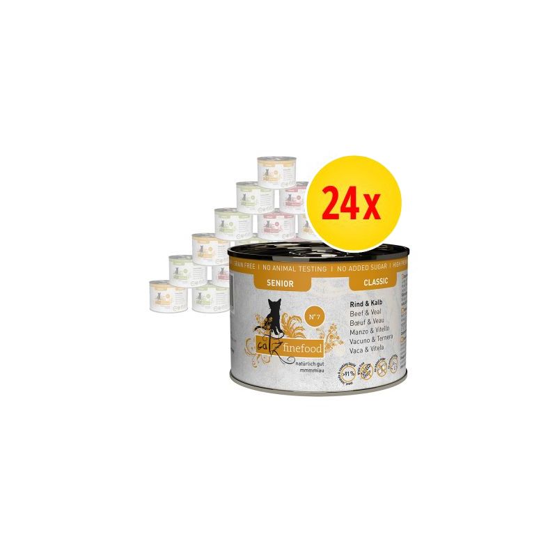 Sparpack catz finefood Senior 24 x 200 g