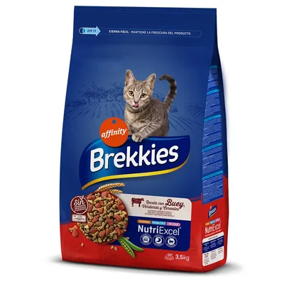 Croquettes Brekkies 3 ou 3,5 kg pour chat + sachets Daily Delice 4 x 85 g offerts !