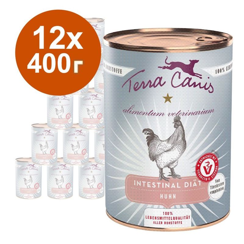 Икономична опаковка Terra Canis Alimentum Veterinarium Intestinal 12 x 400 г
