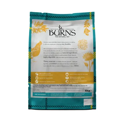 Burns Adult & Senior Original Toy & Small Breed - Kip & Rijst - 6 kg Burns Adult & Senior Original Toy & Small Breed - Kip & Rijst - 6 kg