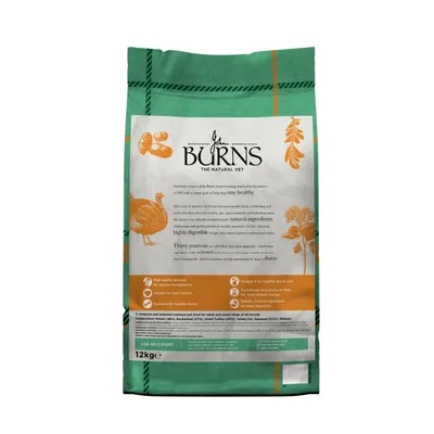 Burns Adult & Senior Sensitive Grain-Free - Turkey & Potato - 12kg