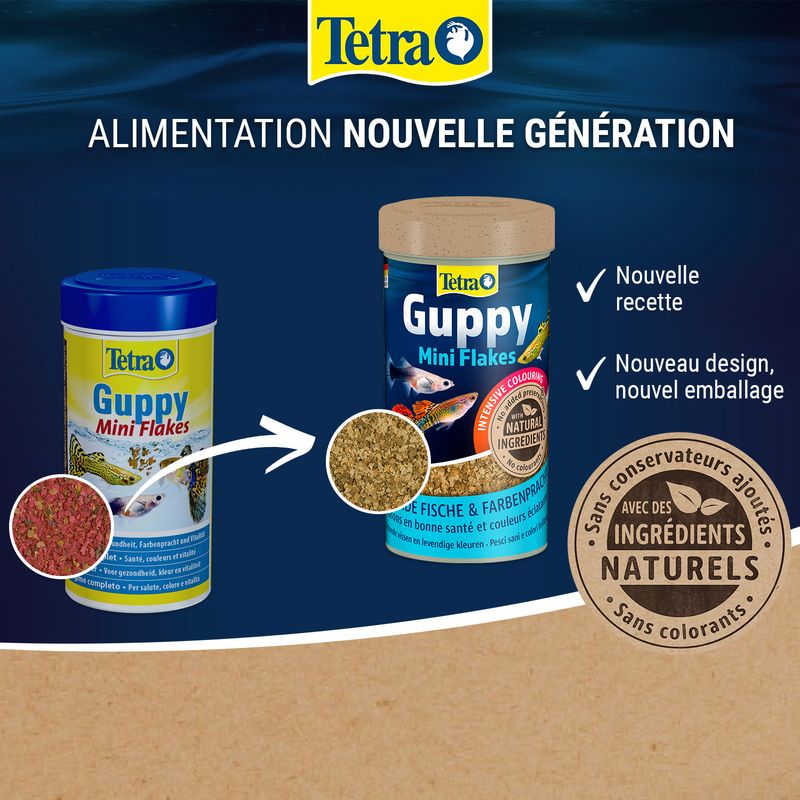 Tetra Guppy Mini Flocons